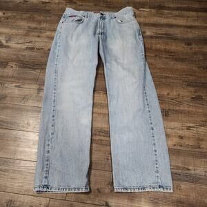 Chaps men denim jeans size 36x32 preowned excellent 2310